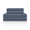 Navy Blue California King Rayon from Bamboo Microfiber Sheet Set J472932