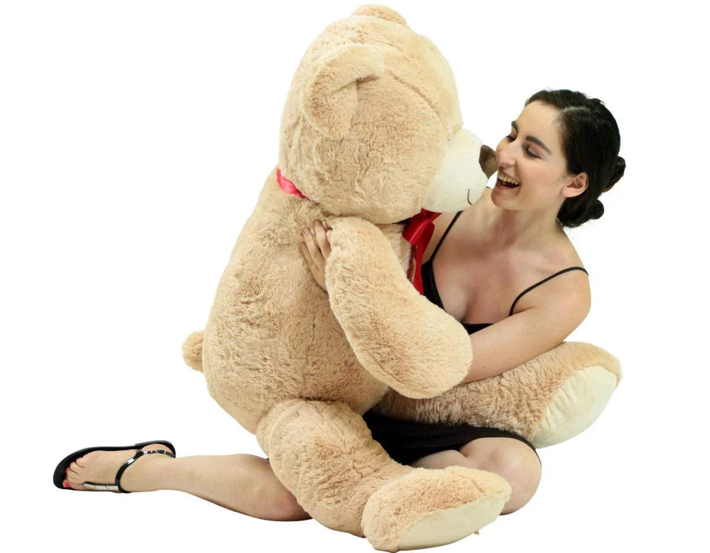 Beige Tan 48 inch Plush Teddy Bear Stuffed Animal C17552