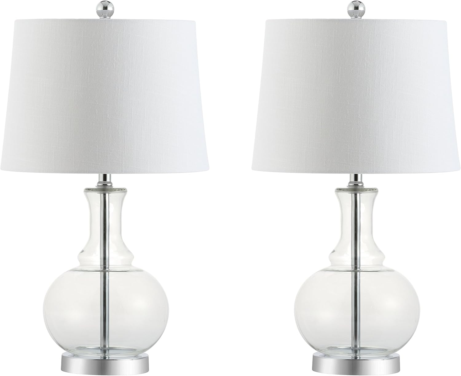 25 Glass LED Table Lamp MercurySilver/BrassGold Set of 2 G938