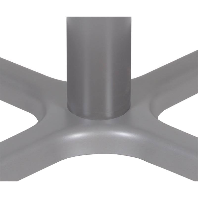 Maple/Grey Round X-Base Table E688371