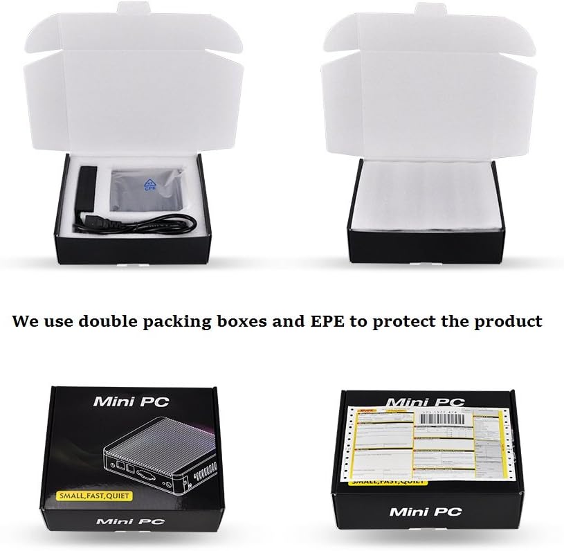 J1900 Mini PC Quad Core 2.0 GHz 4GB RAM 32GB SSD Dual NIC Q303082
