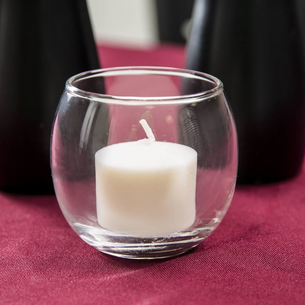 Cream Round Votive Candle Lamp, 10 HR, 288/Case R145433