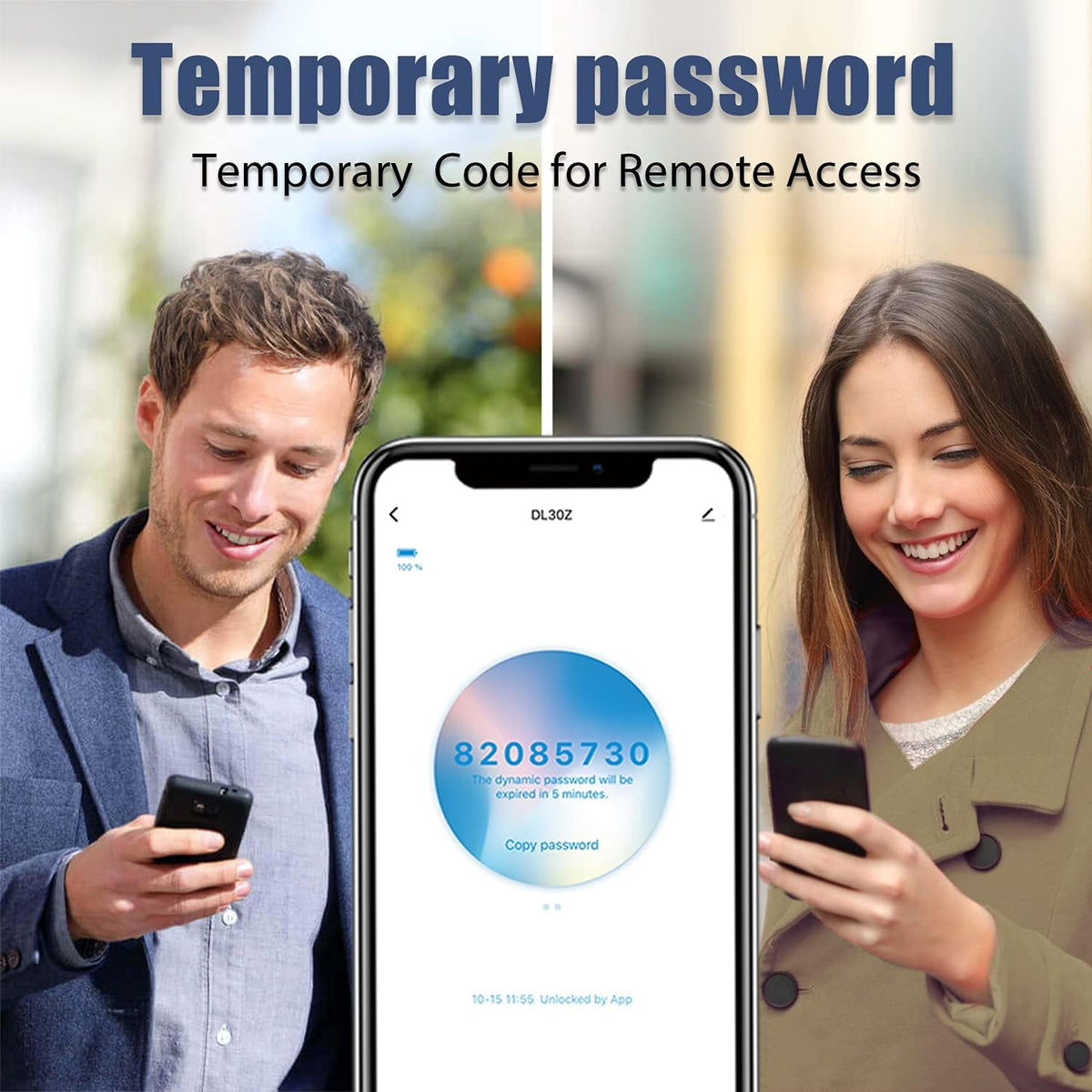 Smart Lock with WiFi Keyless Entry Digital Keypad X7565