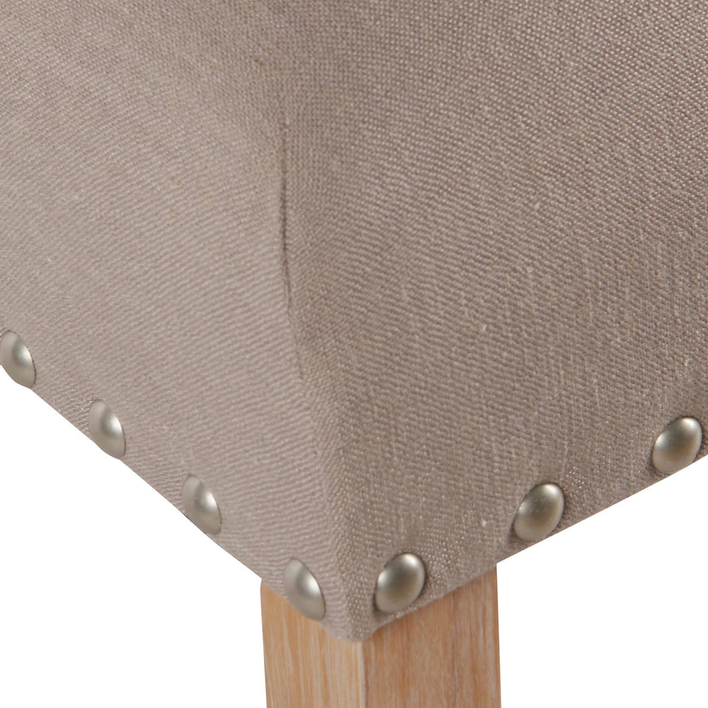 Tan Counter Stool with Nailheads U966032
