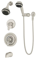 Satin Nickel Pressure Balanced Shower System with Shower Head R275039