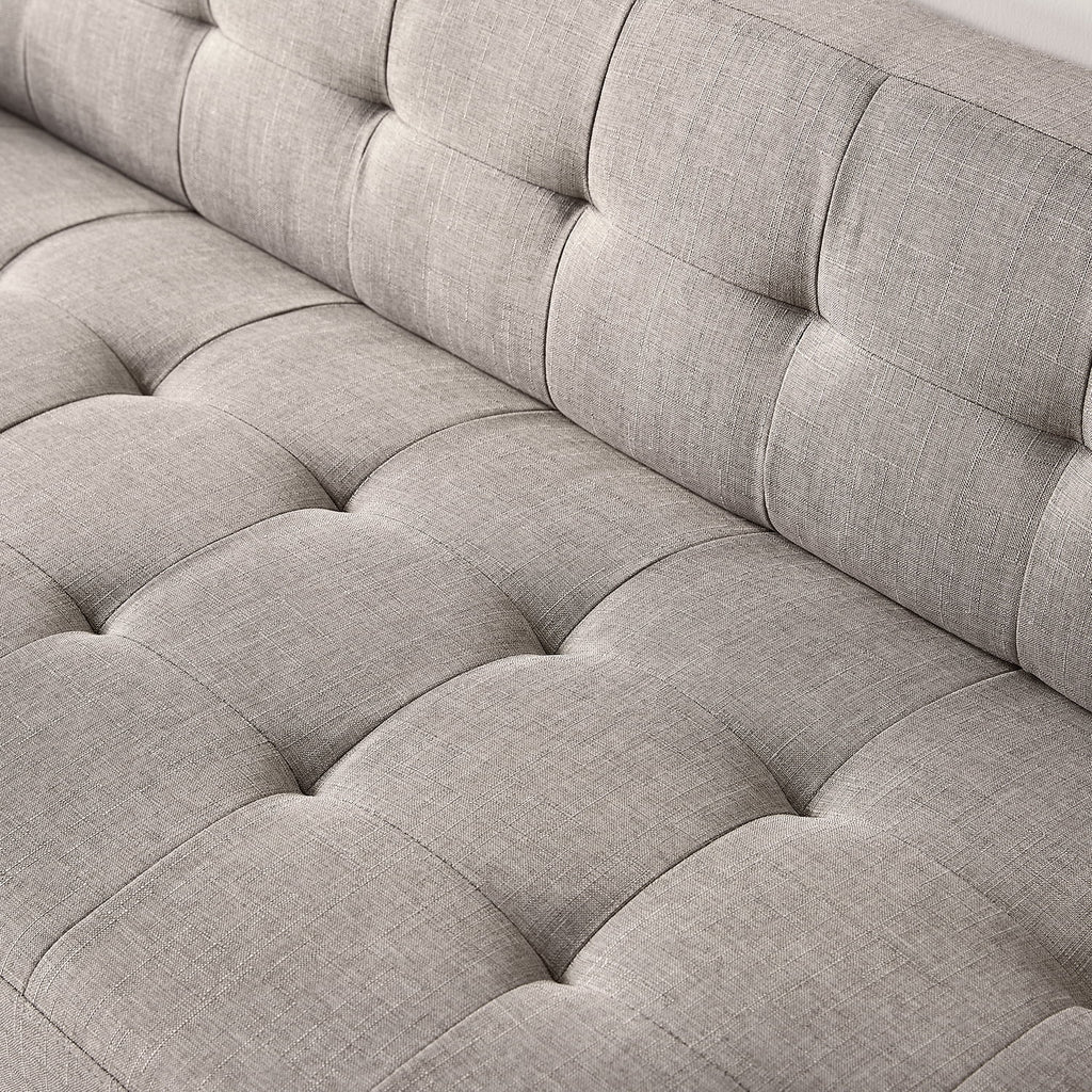 Oatmeal Grey 2-Seater Loveseat L317742