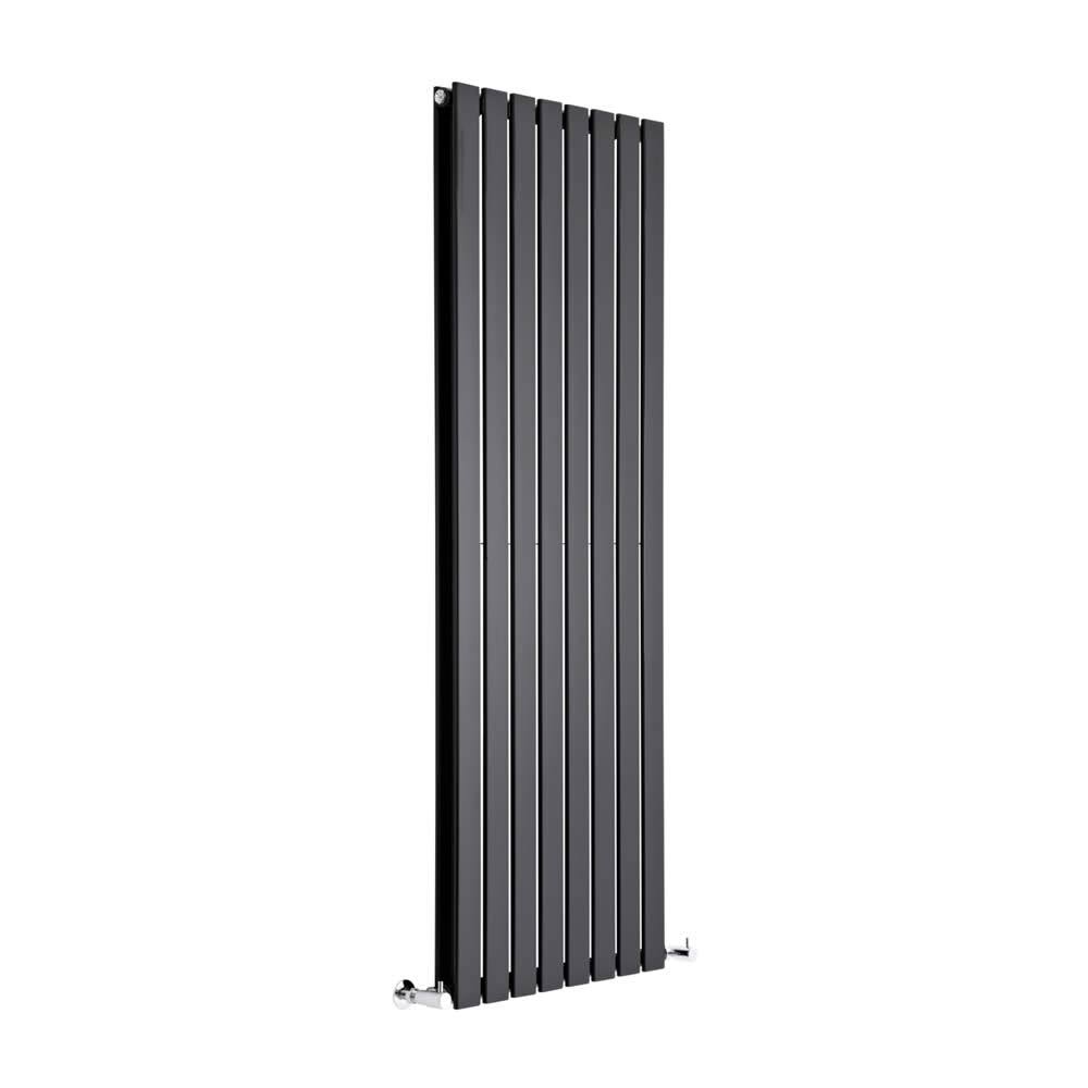 Black Vertical Hot Water Radiator G27399