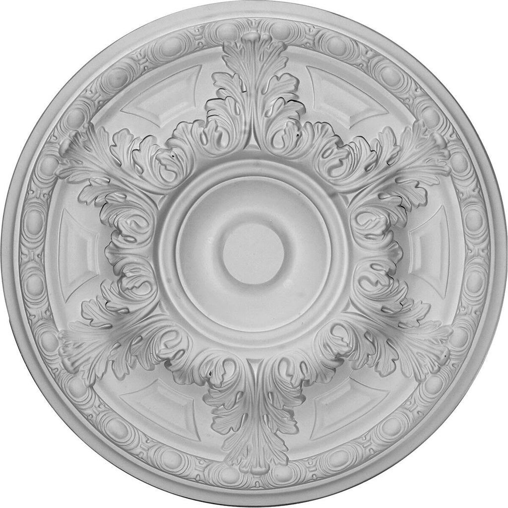 Granada Ceiling Medallion, Hand-Painted Antique Copper L178