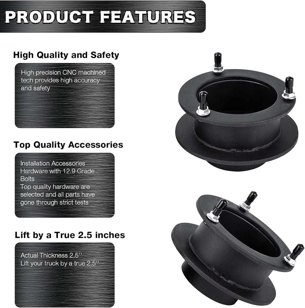 2.5 Front Leveling Lift Kits for 4WD Dodge Ram Trucks T9557