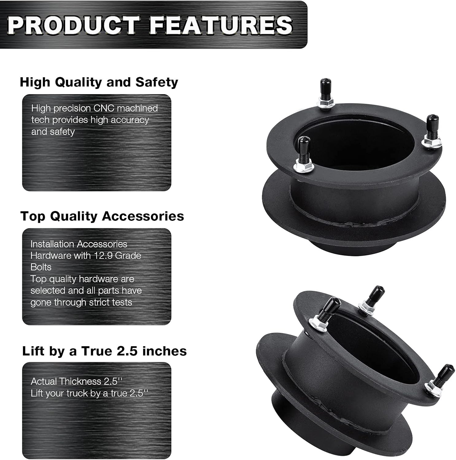 2.5 Front Leveling Lift Kits for 4WD Dodge Ram Trucks T9557