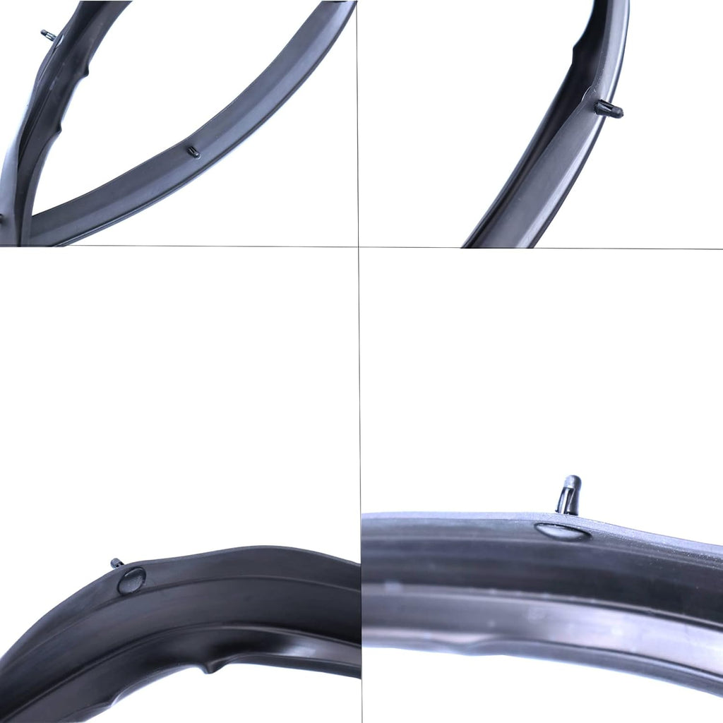 Set of 4 Front & Rear Door Window Trim Seal Rubber Weatherstrip Kit U989