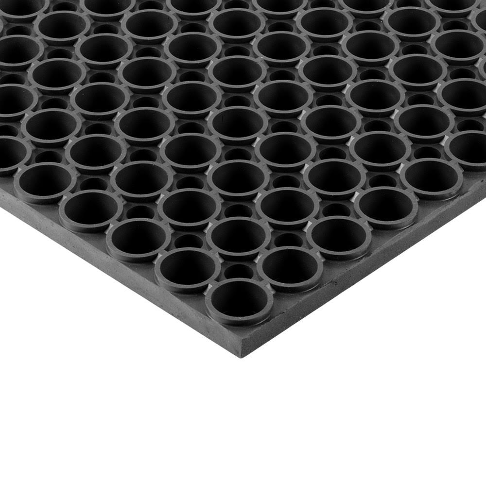 Black Anti-Fatigue Rubber Mat D4873