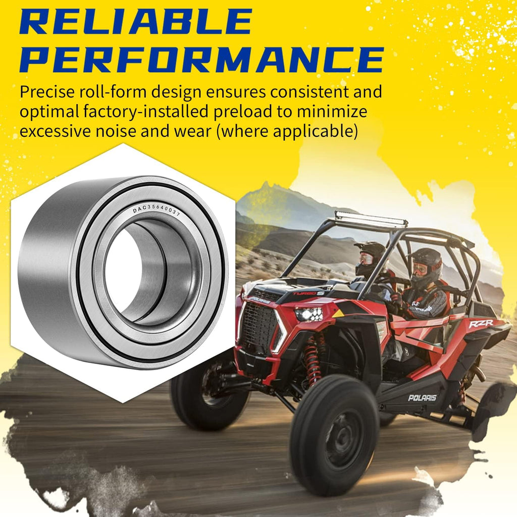 4 Pack Front and Rear Wheel Bearings for Polaris Ranger Sportsman Z433640