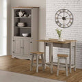 3 Piece Drop Leaf Pine Solid Wood Dining Set Y414