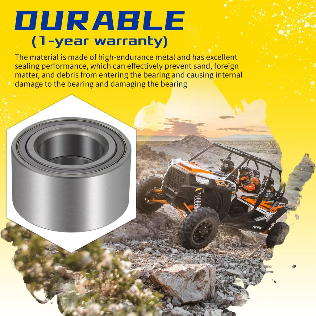 4 Pack Front and Rear Wheel Bearings for Polaris Ranger Sportsman Z433640