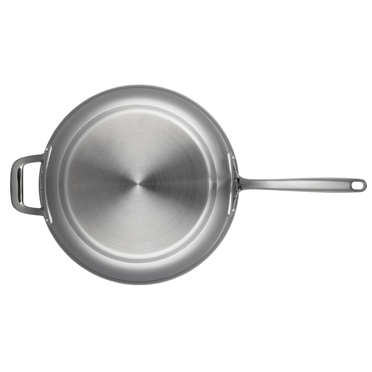 12.5x22 Clad Stainless Steel Fry Pan with Helper Handle E228781