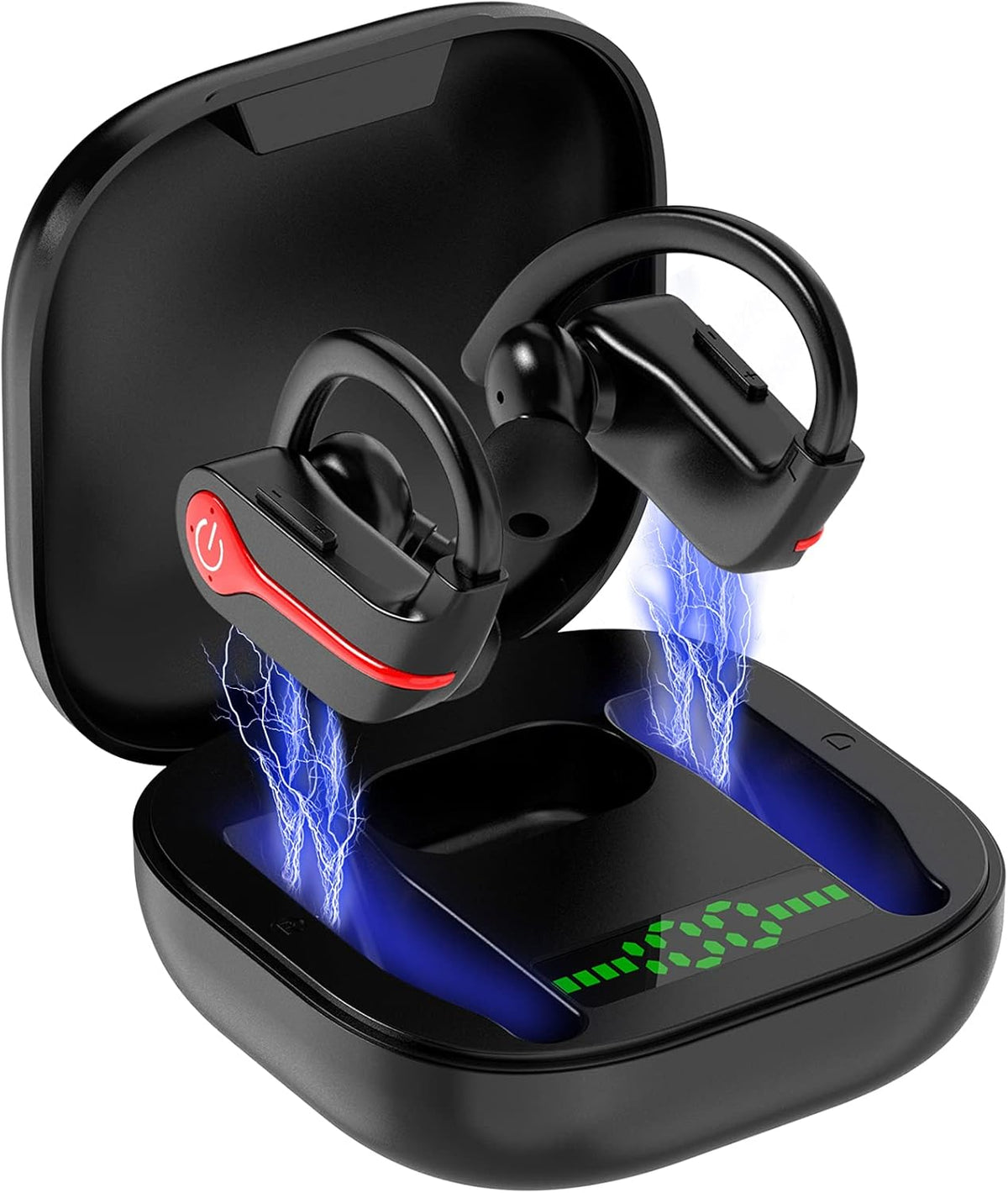 Wireless Earbuds Bluetooth 5.1 Noise Cancelling IP7 Waterproof 40H Playtime Pack of 2 L182808