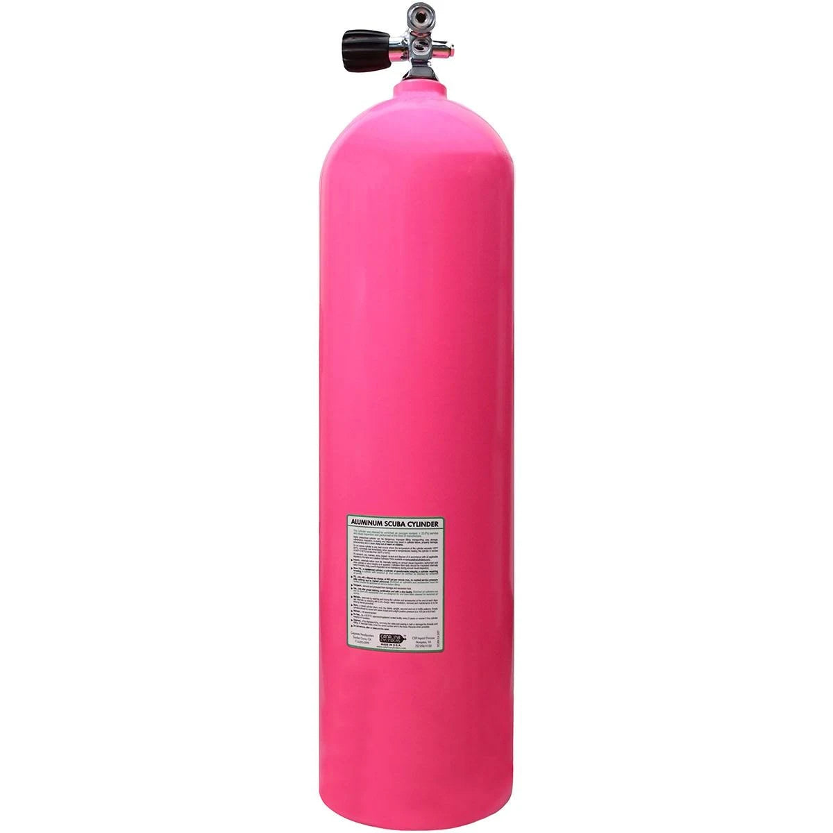 80 Cubic Foot Aluminum Tank with Pro Valve Neon Pink R415804