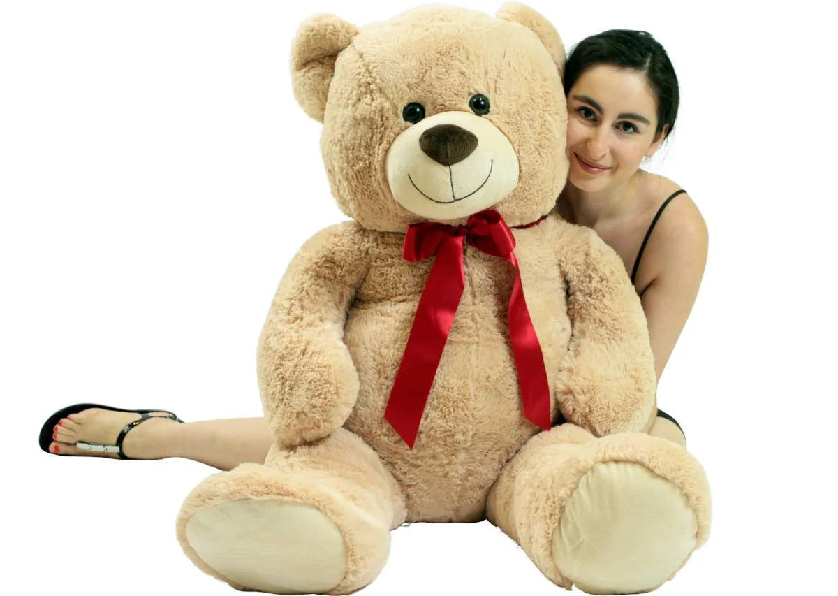 Beige Tan 48 inch Plush Teddy Bear Stuffed Animal C17552