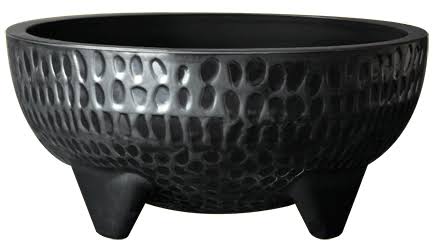 Black 2 qt. Molcajete Bowl H771
