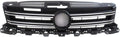 Textured Black Plastic Grille Assembly with Chrome Molding V588190