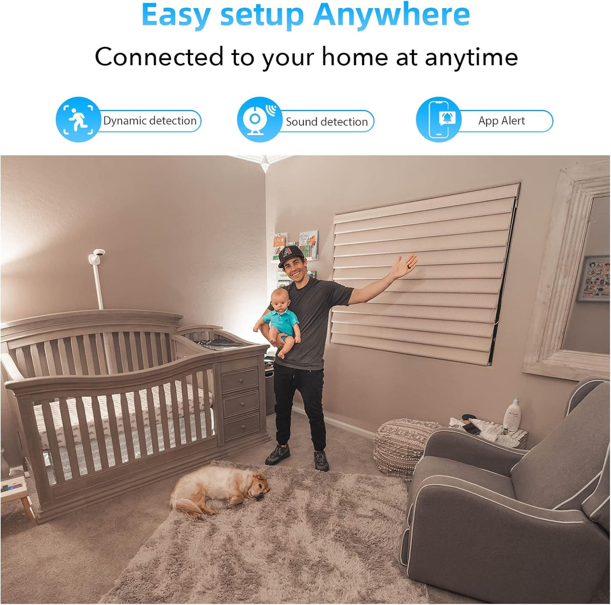 1080P HD WiFi Security Camera with Night Vision W21993