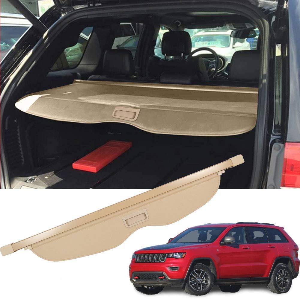 Cargo Cover with Extra Storage Net Black Tonneau Accessories H10160
