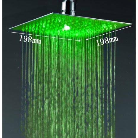 Oil Rubbed Bronze Rainfall LED Shower Head V5576