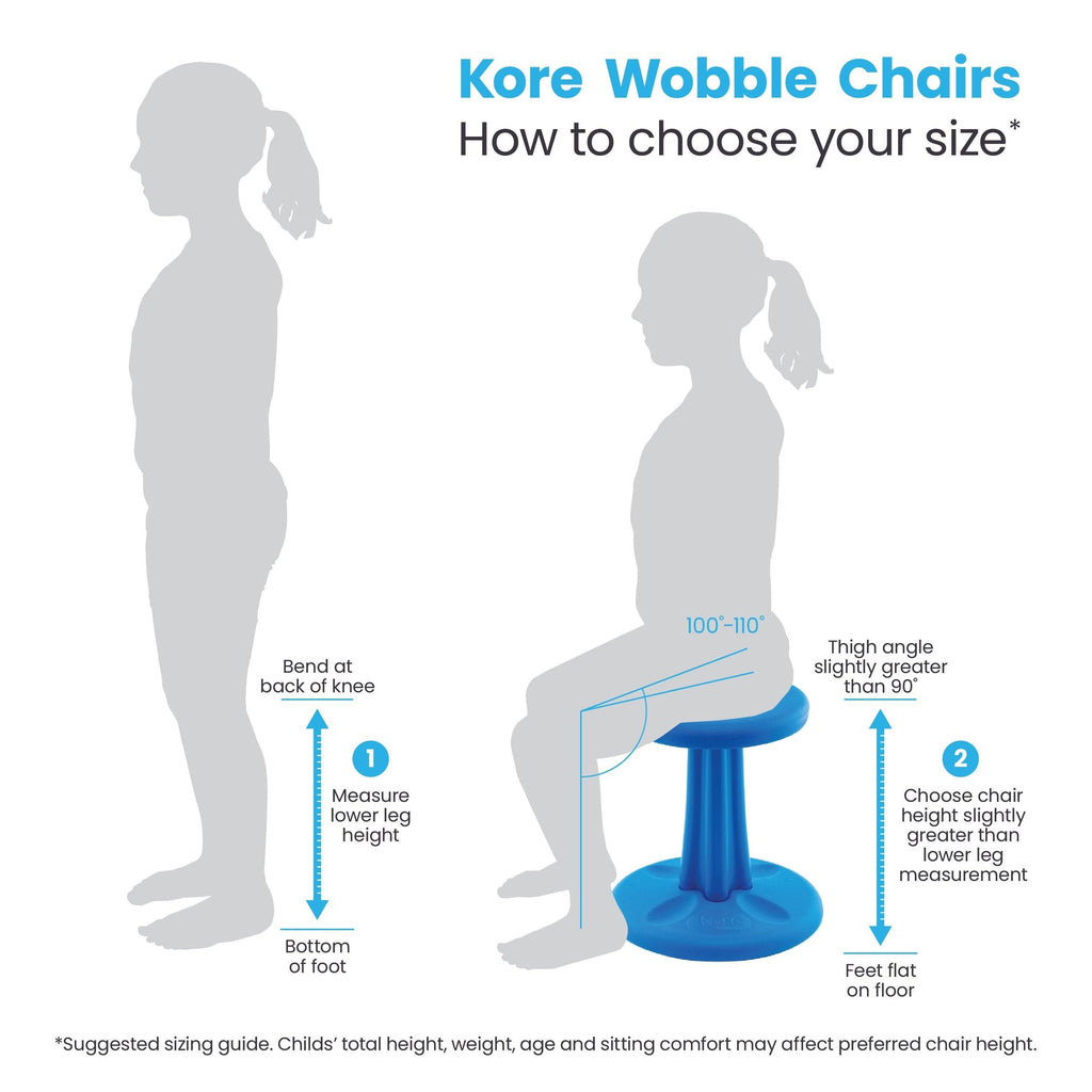 Adjustable Wobble Chair, Dark Blue C4626