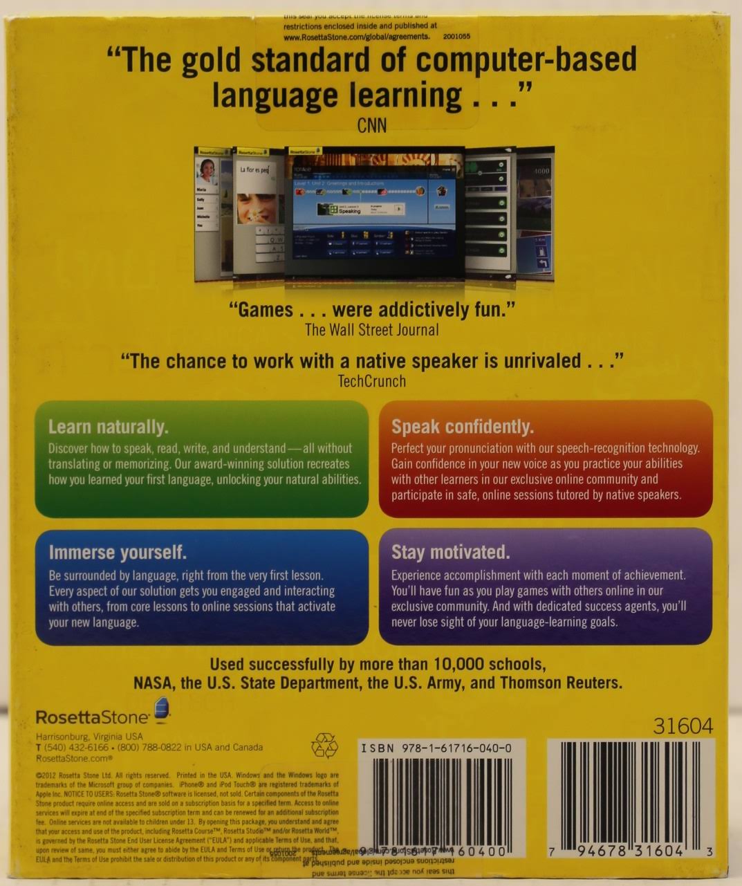 Italian Level 1-5 Set, Up to 5 Users, Up to 2 Computers, Version 4, Box Pack Q516354