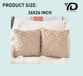 Set of 2 Soft Plush Velvet Decorative Throw Pillow Covers Square Cushion Case T632806