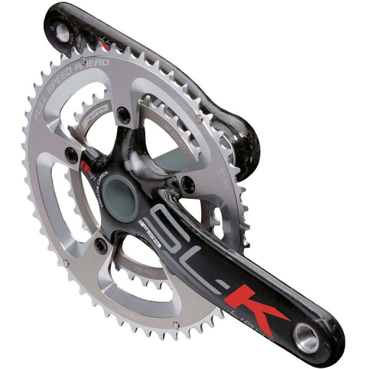 Black-Silver 10 Speed Chainset Q662340