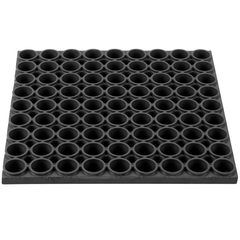 Black Anti-Fatigue Rubber Mat D4873