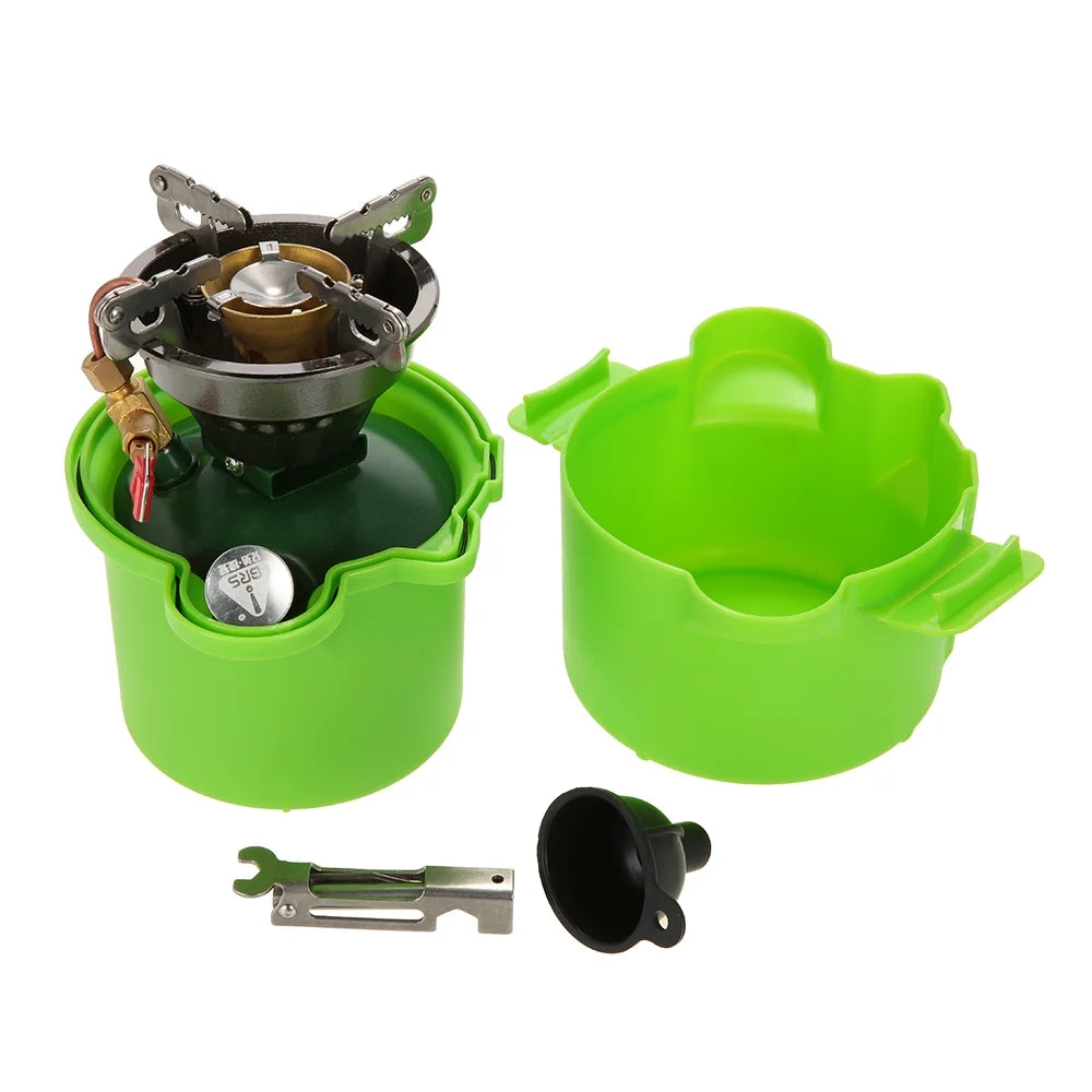 Portable Gasoline-burning Camping Furnace Cooker A343
