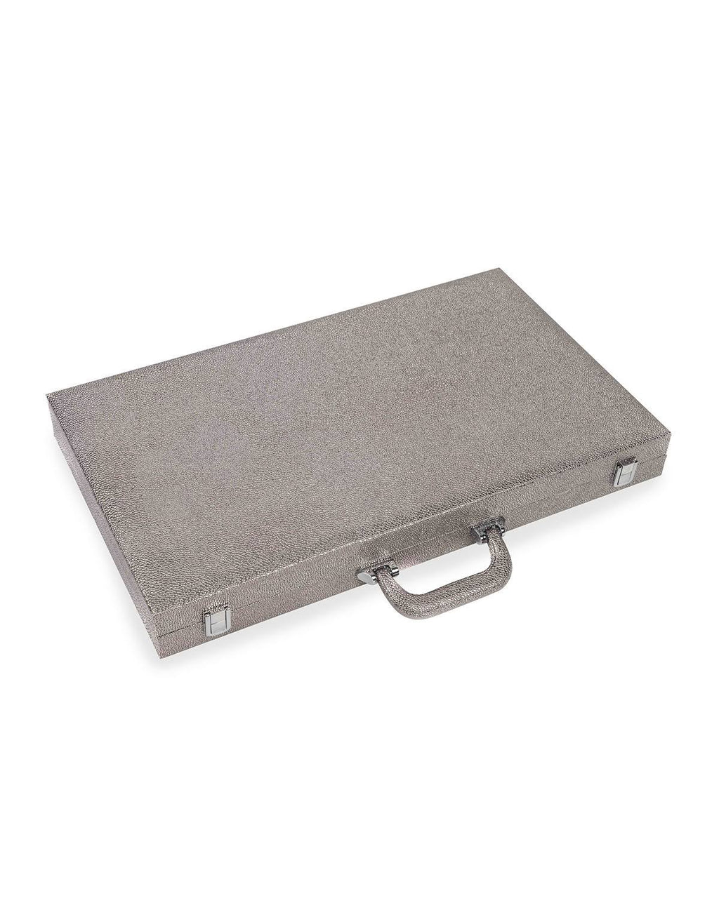 Backgammon Set with Vegan Leather Case A56292