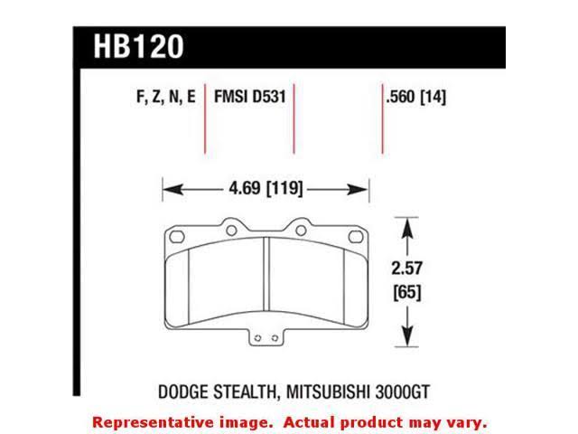 HPS Brake Pads Z160142
