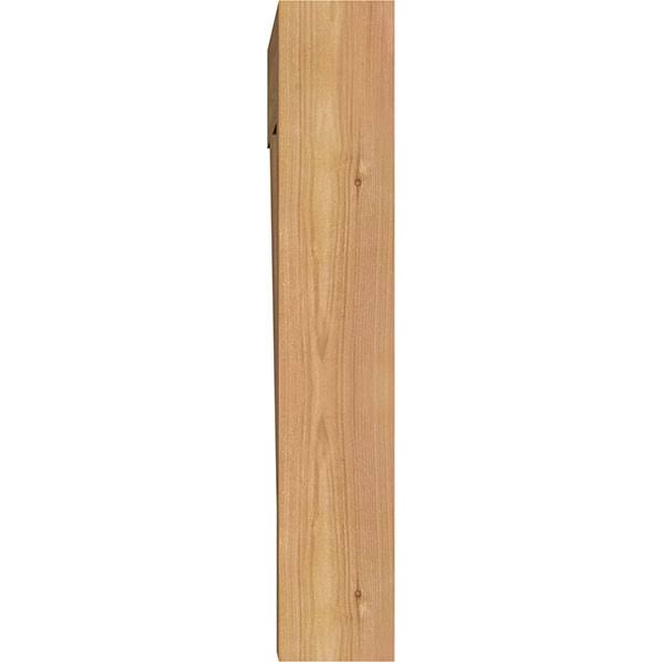 Traditional Block Smooth Bracket, Western Red Cedar Z381