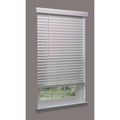 Cordless Faux Wood Blind, White, 21x22w x 56 G197