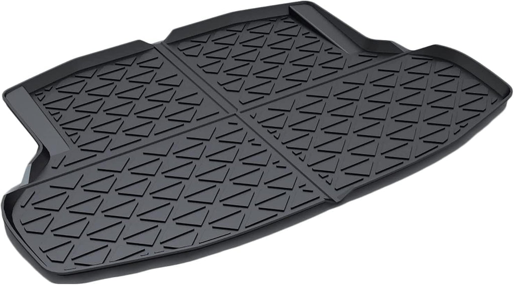 Black Waterproof Rear Cargo Tray Trunk Floor Mat for Honda Civic Sedan L9612