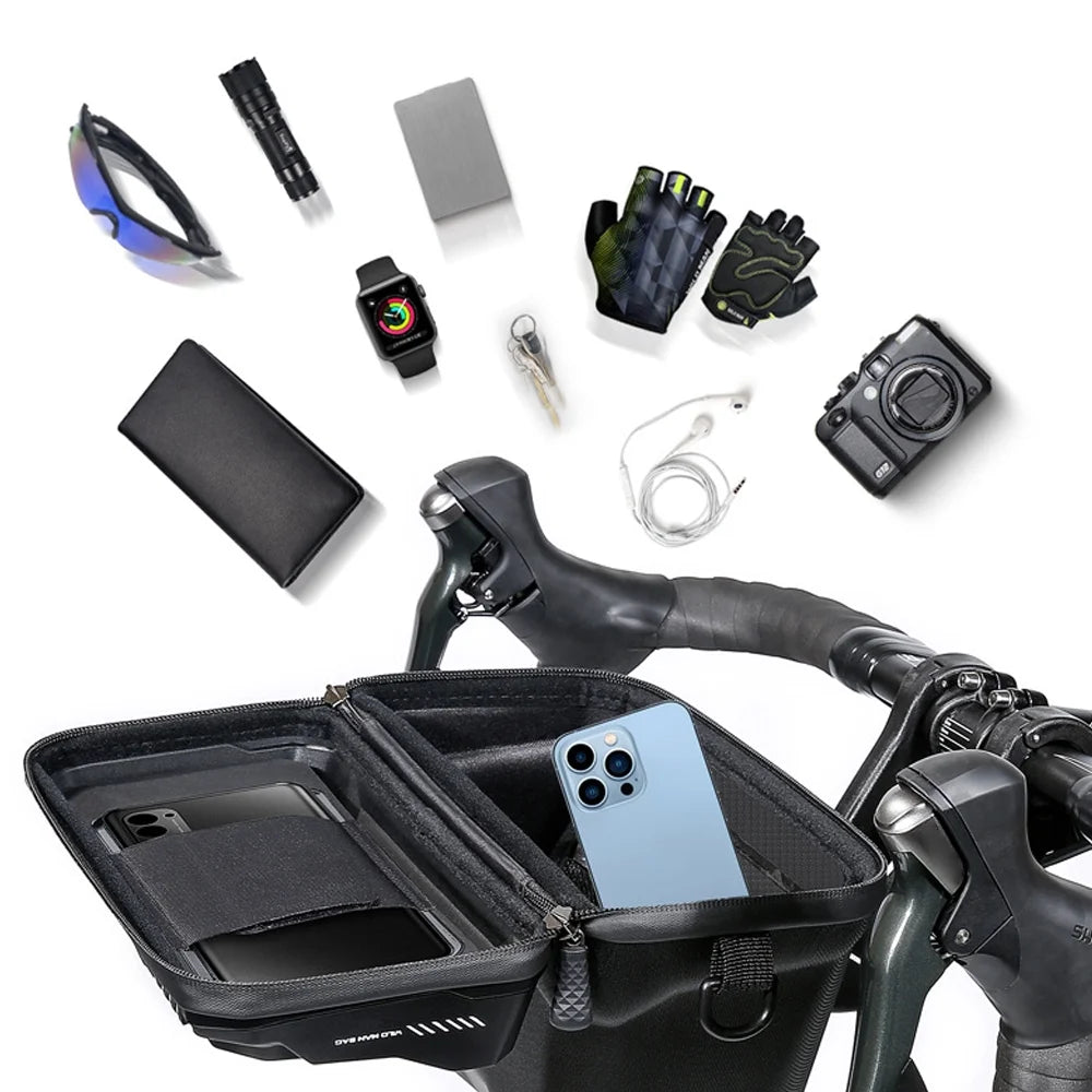 3L Waterproof Bike Handlebar Bag with Touchscreen C333879