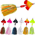 6pcs Metal Spinnerbait Fishing Lures Q74862