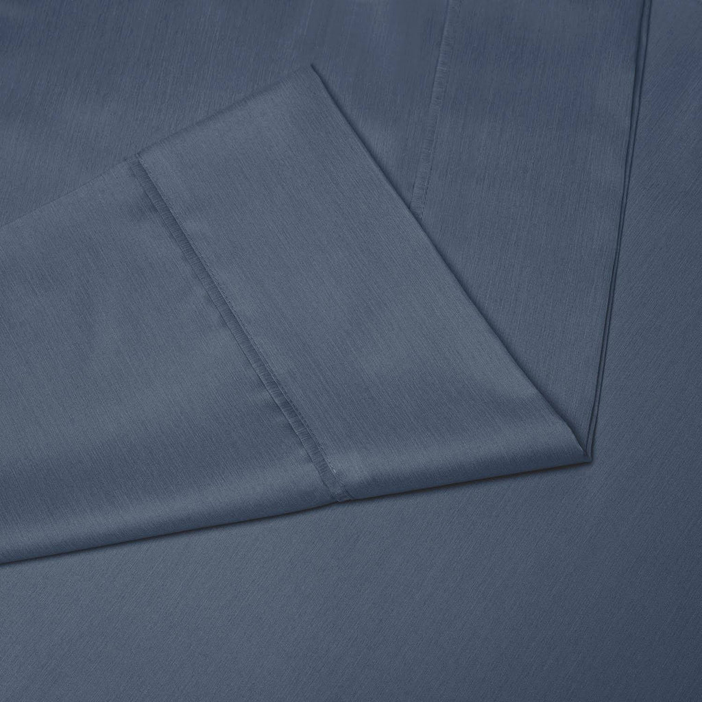 Navy Blue California King Rayon from Bamboo Microfiber Sheet Set J472932