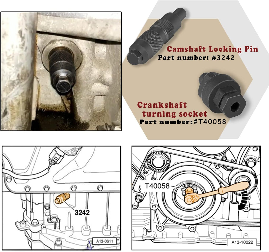 Engine Camshaft Alignment Tools Pack of 2 M48344