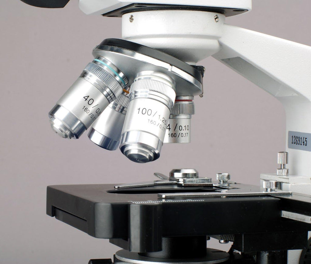 Trinocular Compound Microscope, 40X-2000X Magnification, LED Illumination E27584