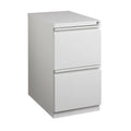 Light Gray 2-Drawer Metal Mobile File Cabinet B2747