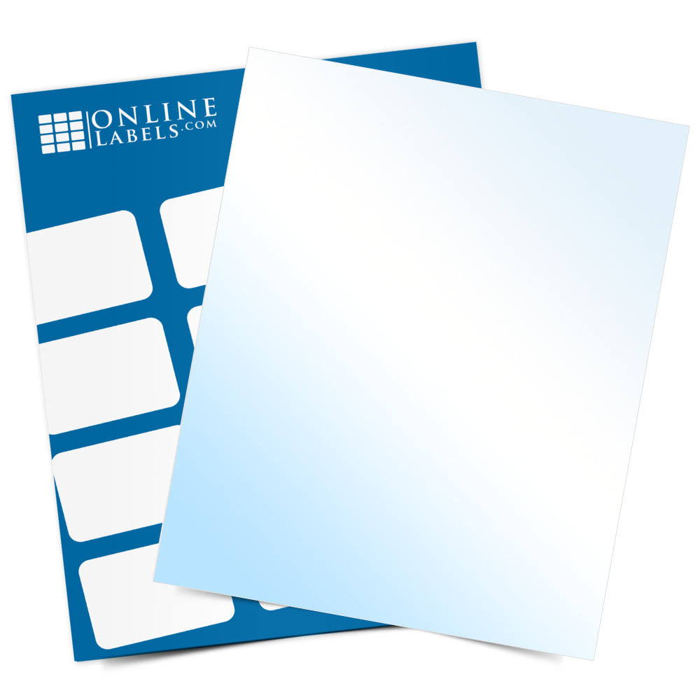 White Gloss Inkjet Labels, 100 Sheets D88575