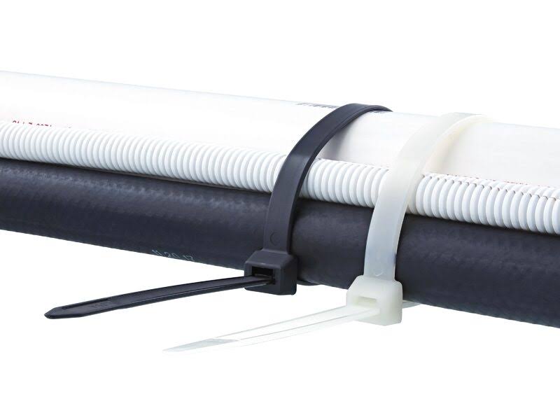 18 inch Natural Cable Tie - 100 Pack E266