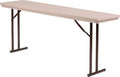 Heavy Duty Plastic Folding Table Mocha Granite Top W742122