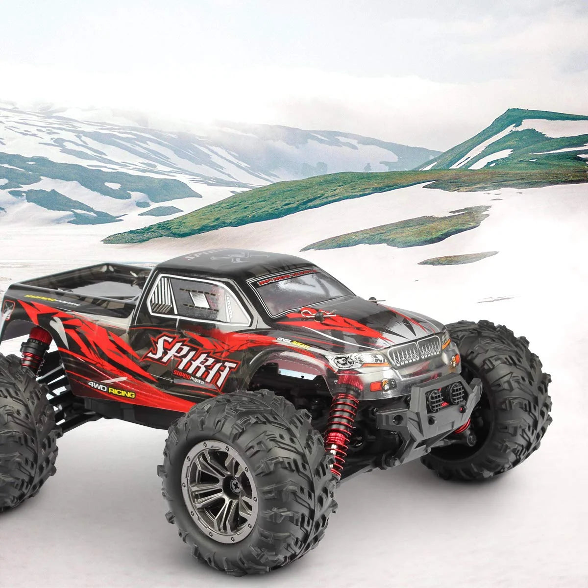 1:16 Scale 4WD Electric Off-Road RC Monster Trucks with 2 Batteries G196