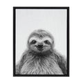 Black Framed Canvas J430563